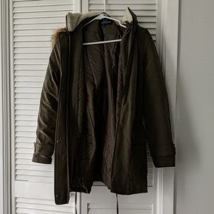 Olive green parka (Mackintosh)